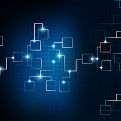 Abstract image representing electronic networks